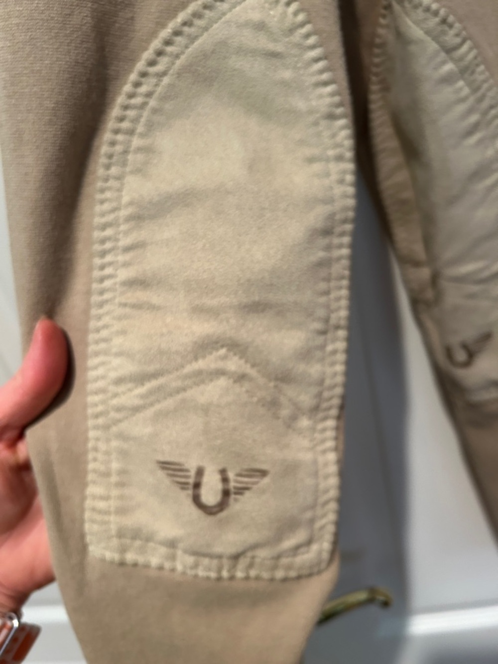 Tan Women’s Riding Breeches - Picture 3 of 5